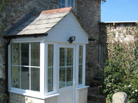 Porch on a cottage